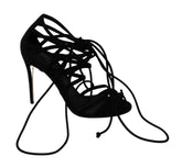 Dolce & Gabbana Black Suede Strap Stilettos Shoes Sandals -   -  Dolce & Gabbana.